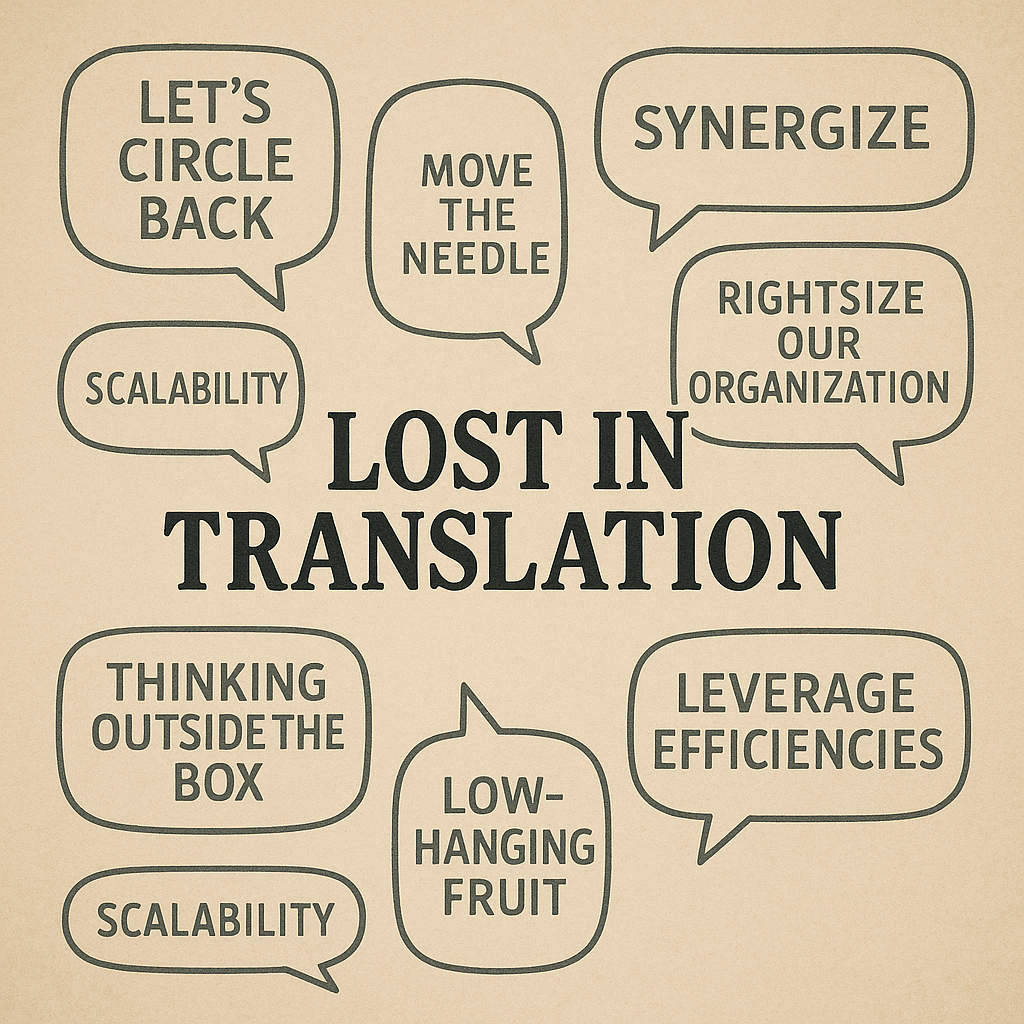 Lost in Translation: How Corporate Speak Keeps Us From Saying What We Mean